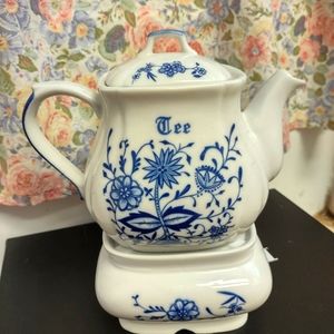 Double teapot: Teapot+Tea heating compartment